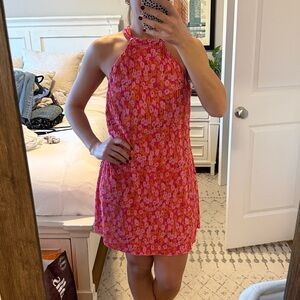 Petal & Pup Pink Floral Mini Dress